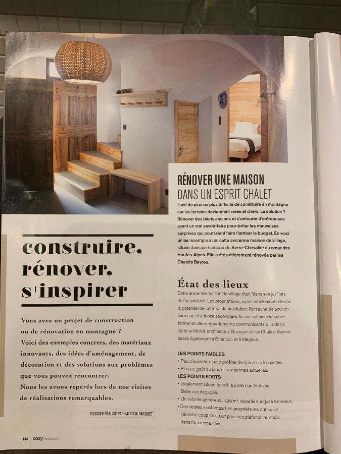 Le Gabion, Luxueux Appartement Avec Sauna, Serre Chevalier Vallee Сен-Шафре Экстерьер фото